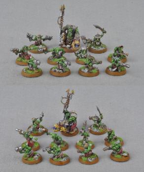 40K Ork Boss and Goblin Squad by caomao777