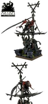 Skaven Warlord on War-Litter by dargo000