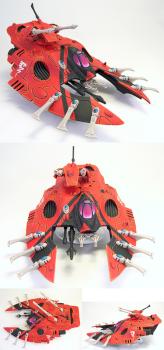 Eldar Wave Serpent of Saim-Hann by richardvan