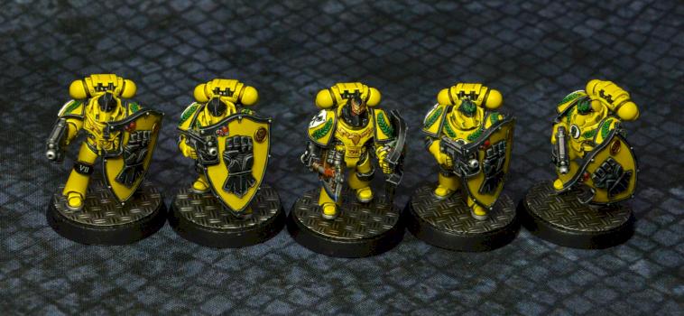 Imperial Fists Legion Phalanx Warders by Abhoras