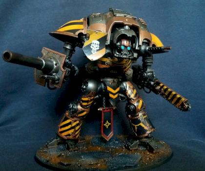 Iron Warriors chaos knight by dogparry