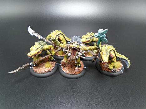 Hordes Painted Minions Unit Gatormen Posse 4 by w013ejb