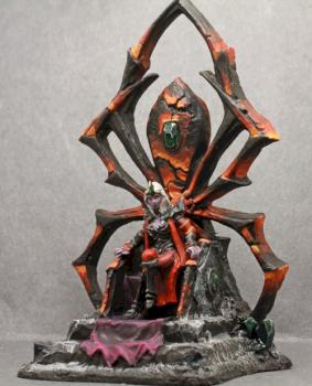 Reaper Black Bones Dark Elf Queen by superbug983