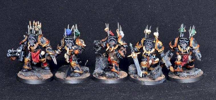 Chaos Space Marines Terminators by IIo9ilnik