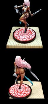 Kingdom Death Sword Hunter Pin Up by Zik
