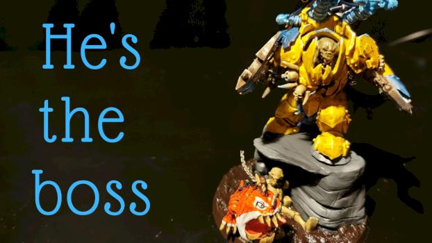 miniature conversion. who need Ghazghkull Thraka by 655 painting
