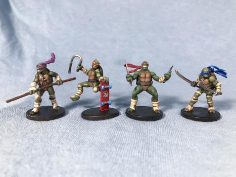 Teenage Mutant Ninja Turtles by darkrealm-miniatures