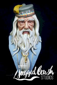 Dumbledore bust by Jaggedbrushstudios