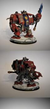 Blood Angels Librarian Dreadnought by Chesterfield