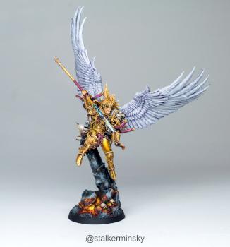 Sanguinius, Primarch of the Blood Angels by stalkerminsky