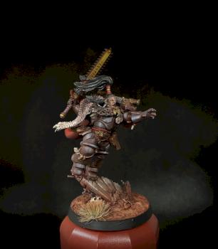 Space Wolves Primaris Ragnar Blackmane by PiratePaintingFXBG