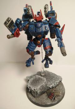 T'au Commander in XV86 Coldstar Battlesuit by Grub