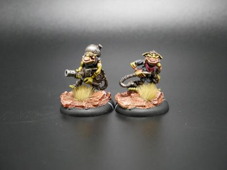 Hordes Painted Minions Unit Swamp Gobber Bellows Crew by w013ejb