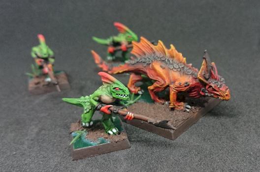 WArhammer Fantasy Lizardmen Salamander by Bauer