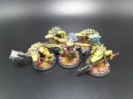 Hordes Painted Minions Unit Gatormen Posse 2 by w013ejb