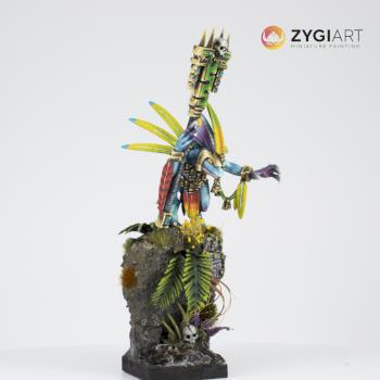 Skink Priest by ZygiArt