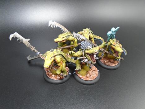 Hordes Painted Minions Unit Gatormen Posse by w013ejb