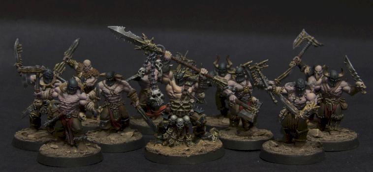 Bloodreavers x10 and Exalted Deathbringer by Pomashka