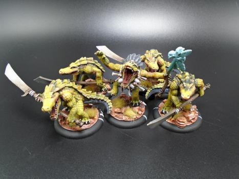 Hordes Painted Minions Unit Gatormen Posse 3 by w013ejb