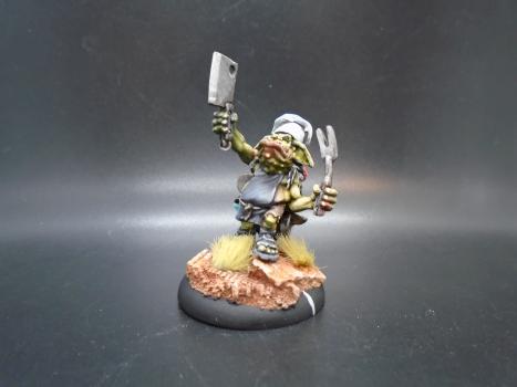 Hordes Painted Minions Solo Swamp Gobber Chef by w013ejb