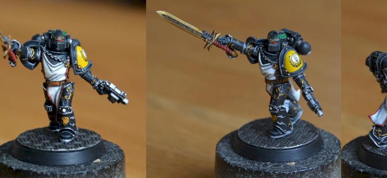 Imperial Fists Legion Champion by Abhoras