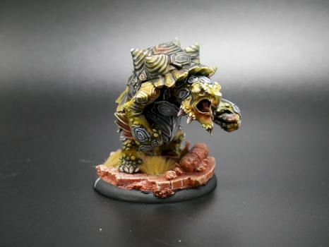 Hordes Painted Minions Warbeast Bull Ironback Spitter by w013ejb