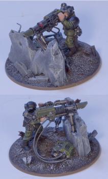 Imperial Guardsman with Lascannon by seal