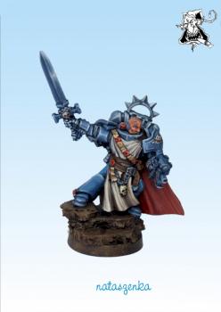 Space Marin Blood Angels Captains by Black Gobbo