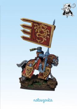 Bretonnian Standard Bearer by Black Gobbo