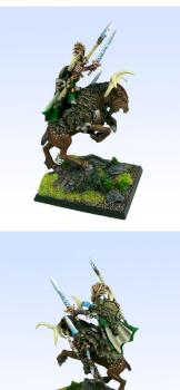 Wood Elf Hero on Stag by Brokenblade