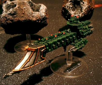 Battlefleet Gothic: Armatus Kreuzer by Hive Tyrant