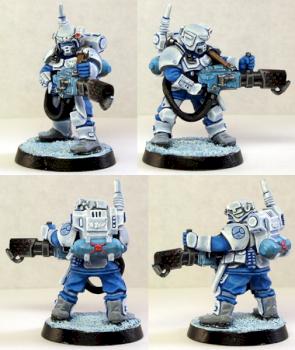 Snow Tau Gue'vesa with flamer by RussianKamikaze