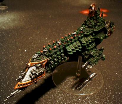 Battlefleet Gothic: Imperator Schlachtschiff by Hive Tyrant