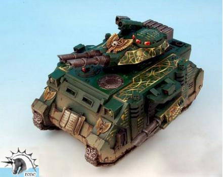 Warhammer 40K Dark Angels Predator Tank by rene