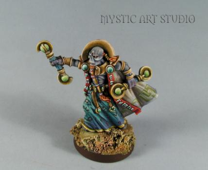 Tau Ethereal with Hand Weapons by Benesz