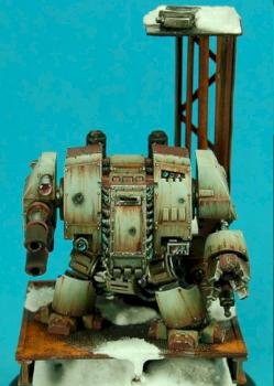 Last Legionnaire - Space Marine Dreadnought by akaranseth