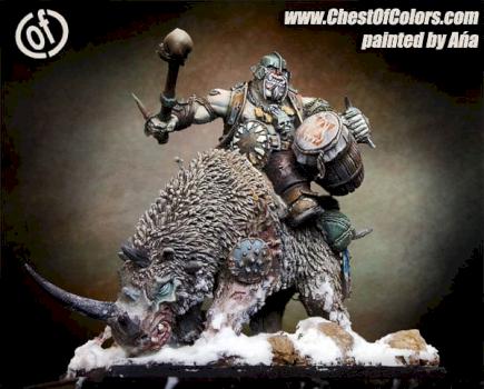 Ogre Drummer on Rhinox by Ana