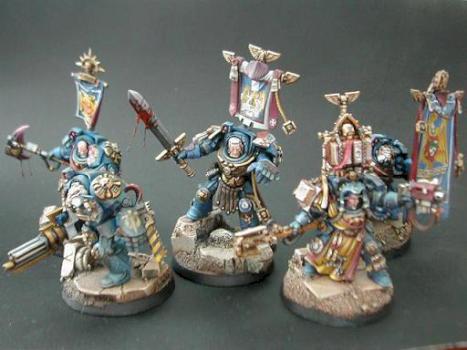 ultramarine terminator command squad. by RAFF