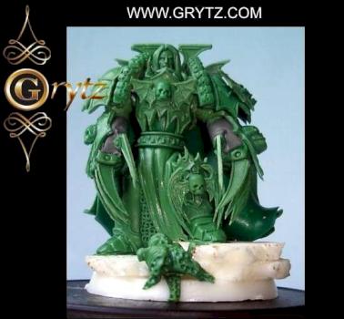 Konrad Curze Night Haunter  primarch -Night Lords by GRYTZminis