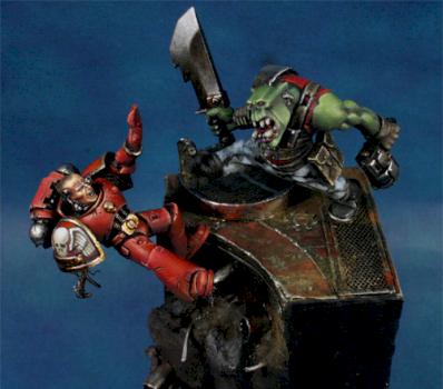 Ork Vs Blood Angel - This...is...WAAAGH!!! by paloji