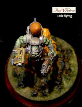 Space Ork Stormboyz by paulvalenx