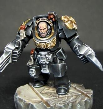 Hammers of Dorn terminator (with a new base) by Routaporsas