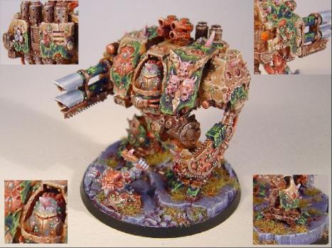 nurgle dreadnought by armees de gehenne
