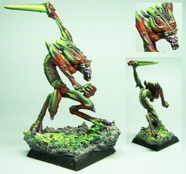 Bloodletter, Lesser Daemon of Khorne by QiaoZhong