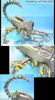Kitbashed Iron Warriors Defiler for Warhammer 40k by jeffhiatt