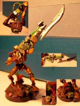 Necron Warrior with a Flayer Sword by Escobar