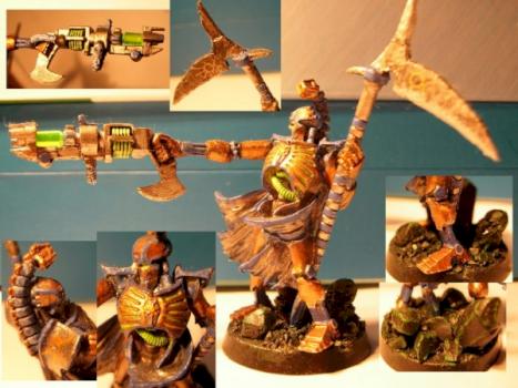 Necron Lord with Scythe by Escobar