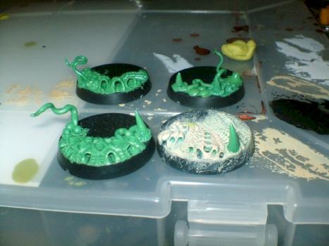 NURGLE OR NIDS BASES by HASSEN