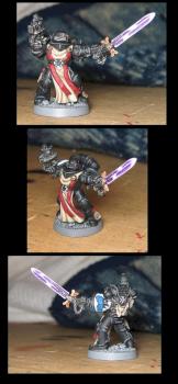 Black Templar with Powersword by mongoosejack