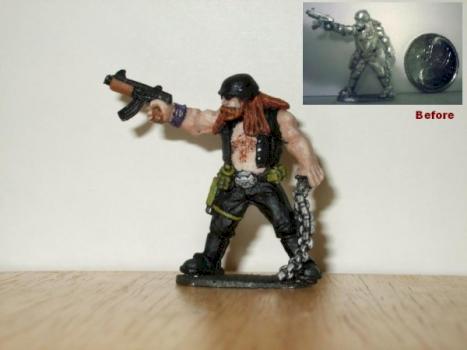 Copplestone Biker 28mm by Byteknight